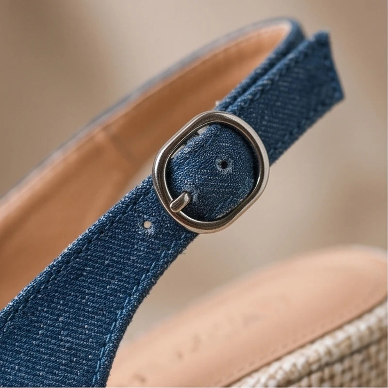 Quincy Bow Wedge Sandal