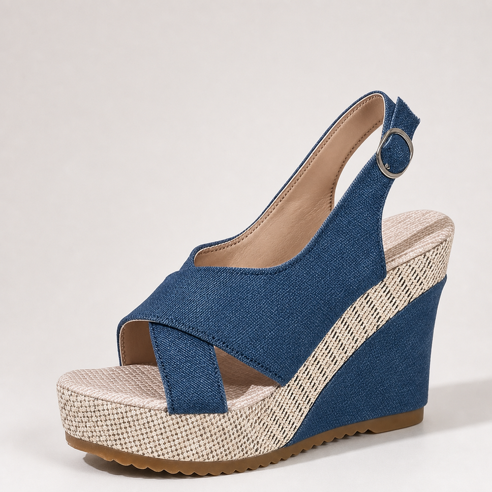 Bordeaux Cross Sandals