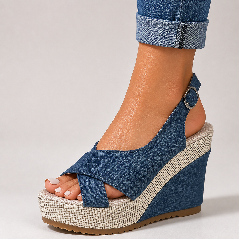 Bordeaux Cross Sandals