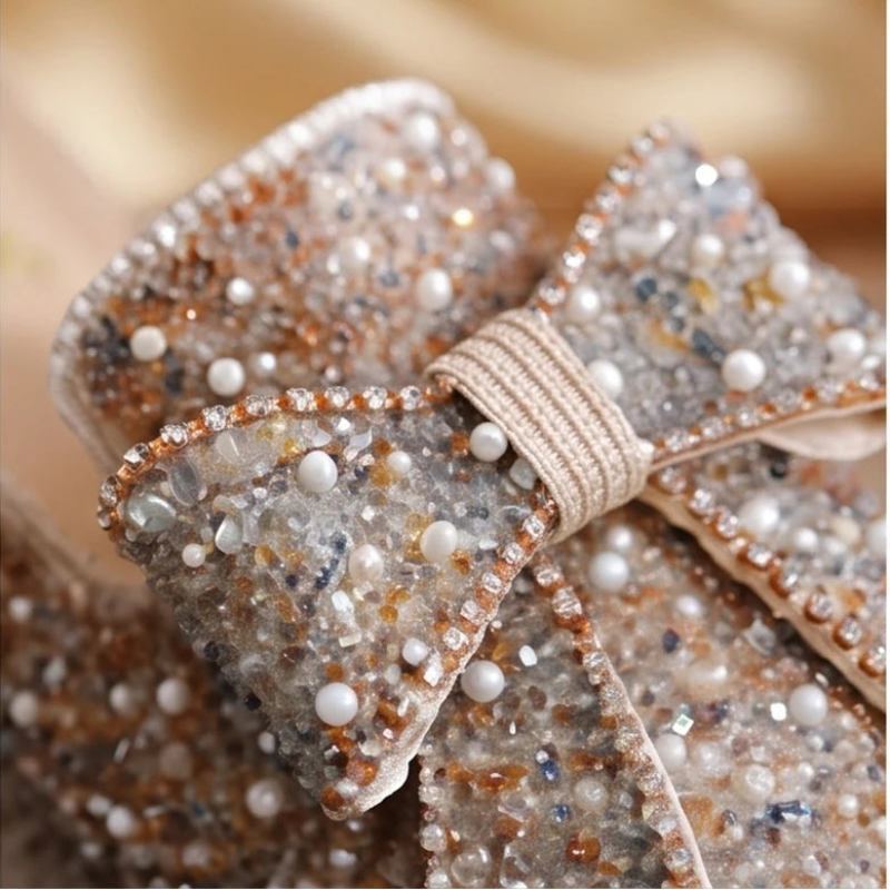 Solene Pearl Bow Mule