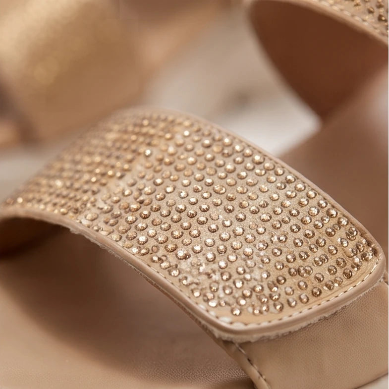 Portofino Crystal Wedge Sandal