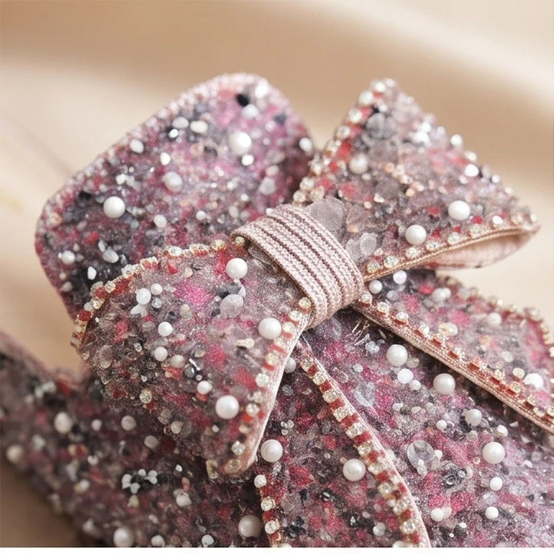 Solene Pearl Bow Mule